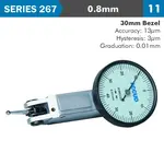 DIAL TEST INDICATOR 0.8MM 30MM BEZELD 0.013MM ACC. 0.01MM GRAD