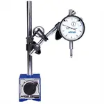 2PC MEASURING TOOL SET 25MM DIAL INDICATOR WITH MAGNETIC STAND