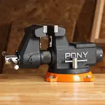 PONY 100MM (4″) PRO HEAVY-DUTY SWIVEL BASE BENCH VISE - Image 4
