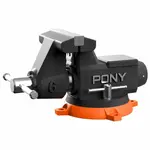 PONY 150MM (6″) PRO HEAVY-DUTY SWIVEL BASE BENCH VISE