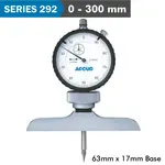 DIAL DEPTH GUAGE 300MM 0.01MM GRAD. 63X 17MM BASE