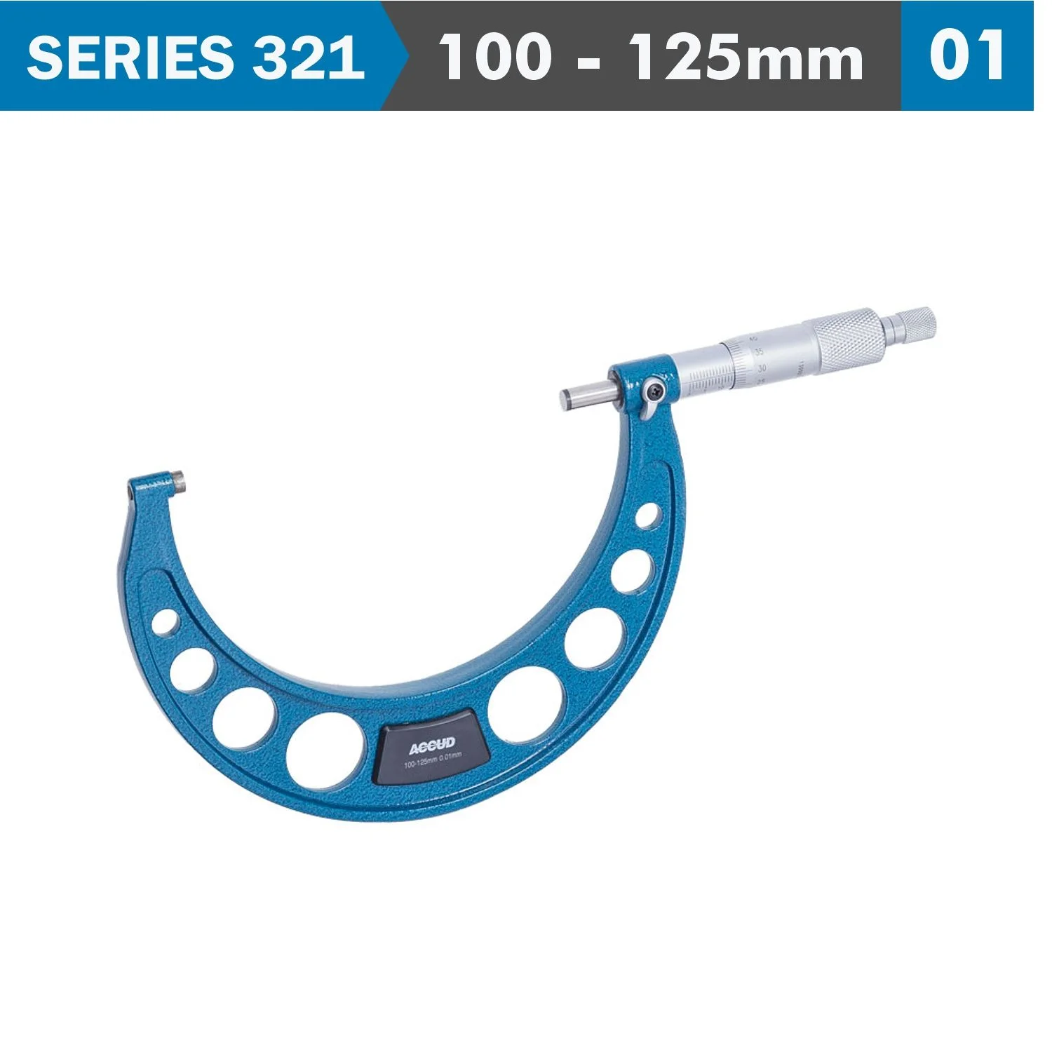 AC321-005-01.webp OUTSIDE MICROMETER 100-125MM 0.006MM ACC. 0.01MM GRAD. - Image 1