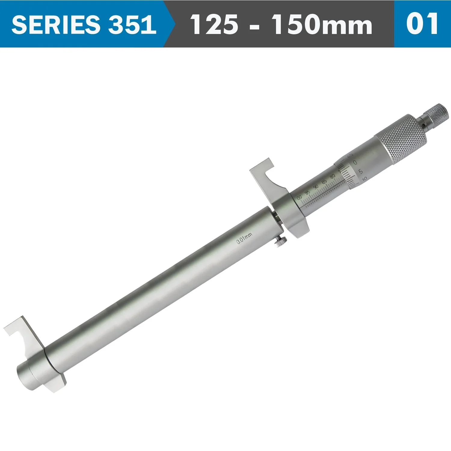 AC351-006-01.webp INSIDE MICROMETER 125-150MM WITHOUT SETTING RING 0.011MM ACC. 0.01MM G - Image 1