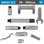TUBULAR INSIDE MICROMETER 50-300MM 0.01MM GRAD. EXTENSION RODS: 13 25