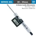 DIG. 3 POINTS INSIDE MICROMETER 20-25MM 0.004MM ACC. 0.001MM RES.