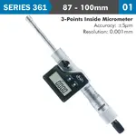DIG. 3 POINTS INSIDE MICROMETER 87-100MM 0.005MM ACC. 0.001MM RES.