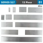 GAUGE BLOCK SET ALLOY STEEL 12PC 10-291. 8MM ISO3650 GRADE 0 - Image 2