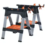 PONY 2PC 710MM MULTI-FUNC. SAWHORSES / 2PC E-Z HOLD 12″ EXPANDABLE CLA