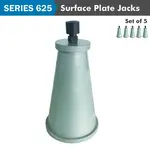 JACK SET FOR GRANITE SURFACE PLATE 5 JACKS PER SET