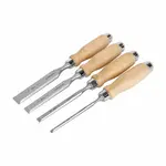JORGENSEN 4PC WOOD CHISELS SET INCL. 1/4″/ 1/2″ / 3/4″ / 1″ CHISEL