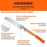 JORGENSEN 10-3/8IN. PRO FOLDING CARPENTRY SAW - Image 2