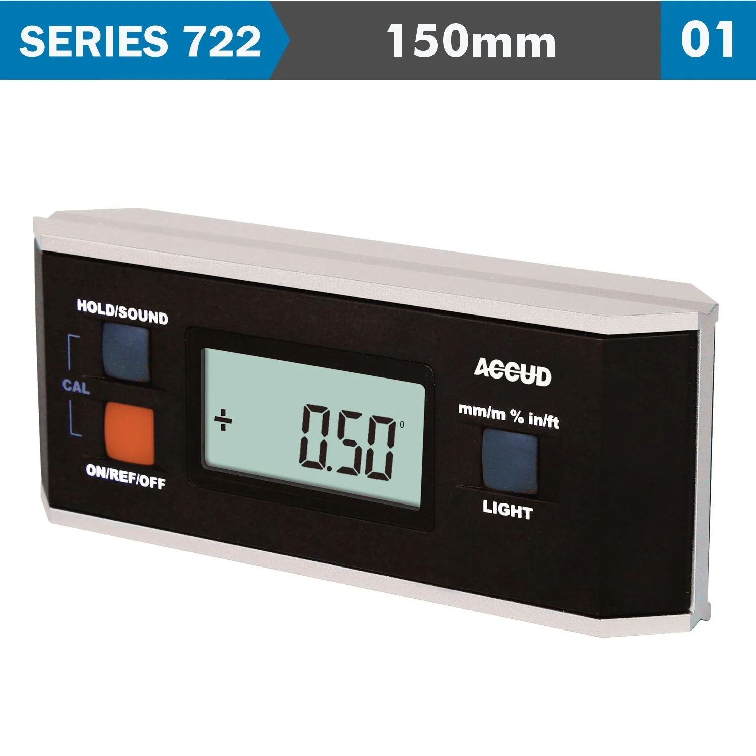 AC722-360-01.webp DIGITAL LEVELER 360DEG 150X60MM 0.05 DEG. RES. AL FRAME - Image 1