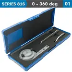 UNIVERSAL PROTRACTOR 360 DEG. C/STEEL 5` ACC. 5` GRAD. - Image 2