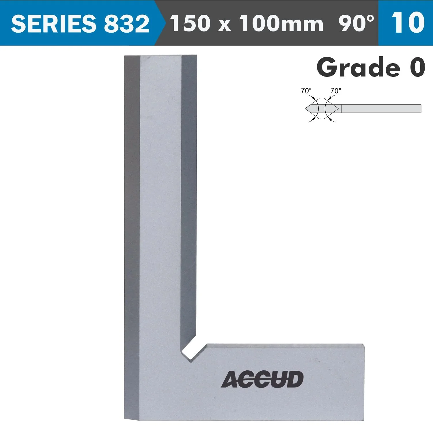 AC832-006-10.webp BEVELED EDGE SQUARE 90 DEG. GRADE 0 150X100MM - Image 1