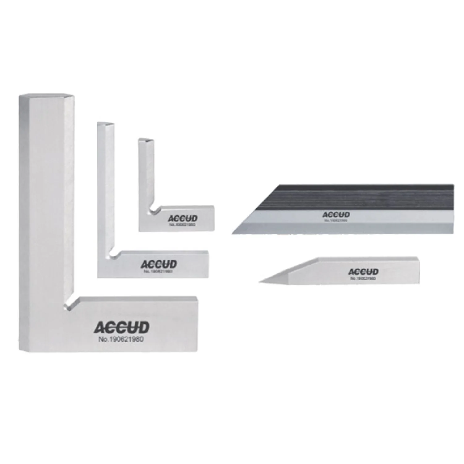 AC839-000-05.webp 5PC SQUARE SET - 3PC SQUARE 1PC SCRIBER 1PC STRAIGHT EDGE 100MM - Image 1