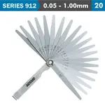 FEELER GAUGE 100MM 0.05 - 1.00MM 20 LEAVES DIN2275