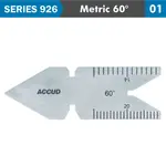 CENTER GAUGE METRIC 60DEG. 30` ACC. 0.5MM and 1MM GRAD.