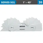 ANGLE GAUGE 1-45 DEG. 20 LEAVES 30` ACC.
