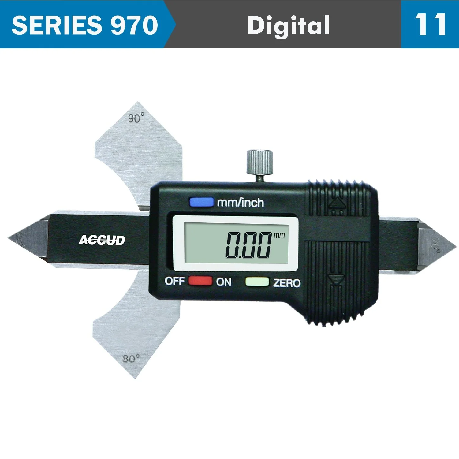 AC970-010-11.webp DIG. WELDING GAUGE 0-10MM/0-20MM/ 60 70 80 90DEG. S/STEEL - Image 1