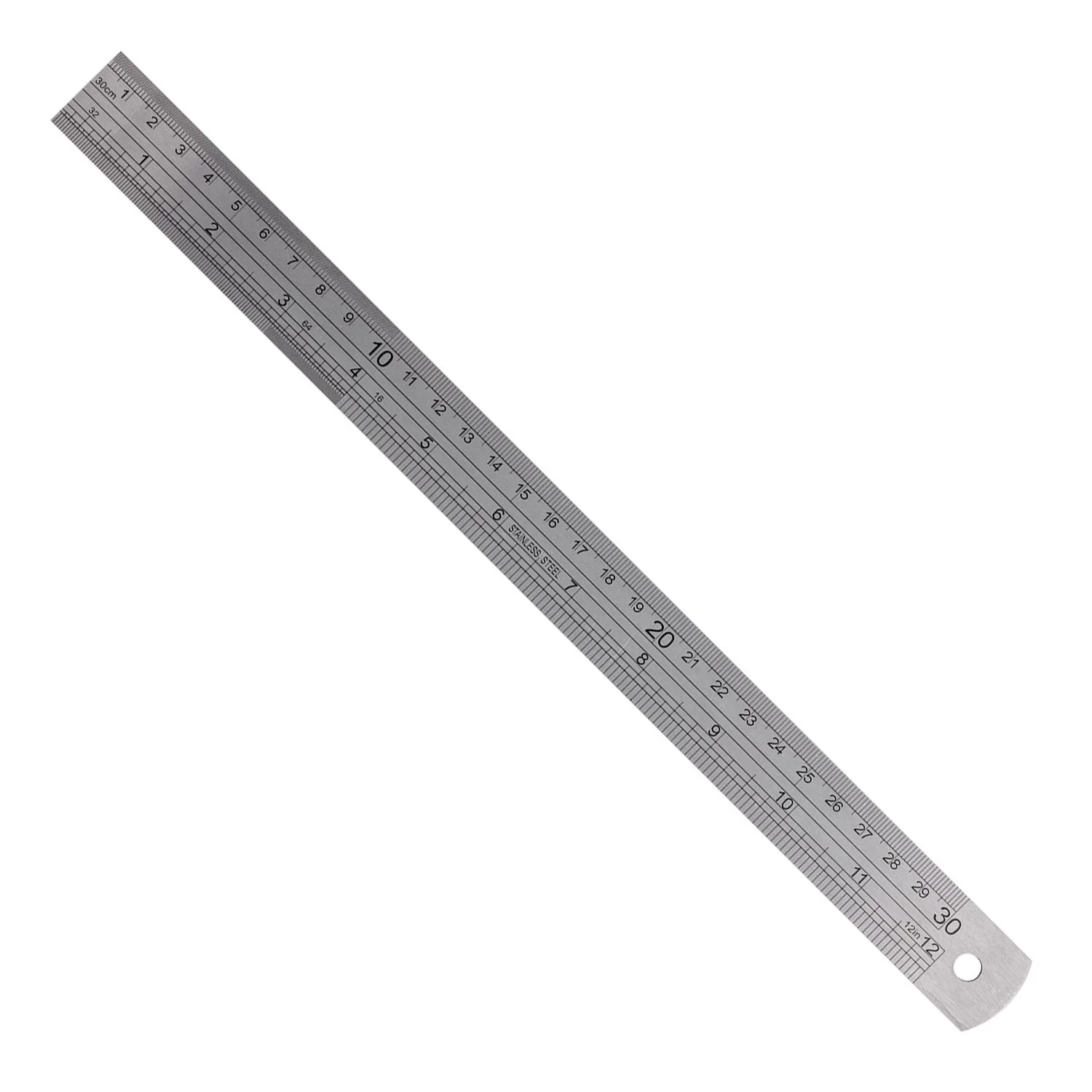 AC990-012-11.webp RULER 300MM S/STEEL 0.11MM ACC 0.5MM GRAD. - Image 1