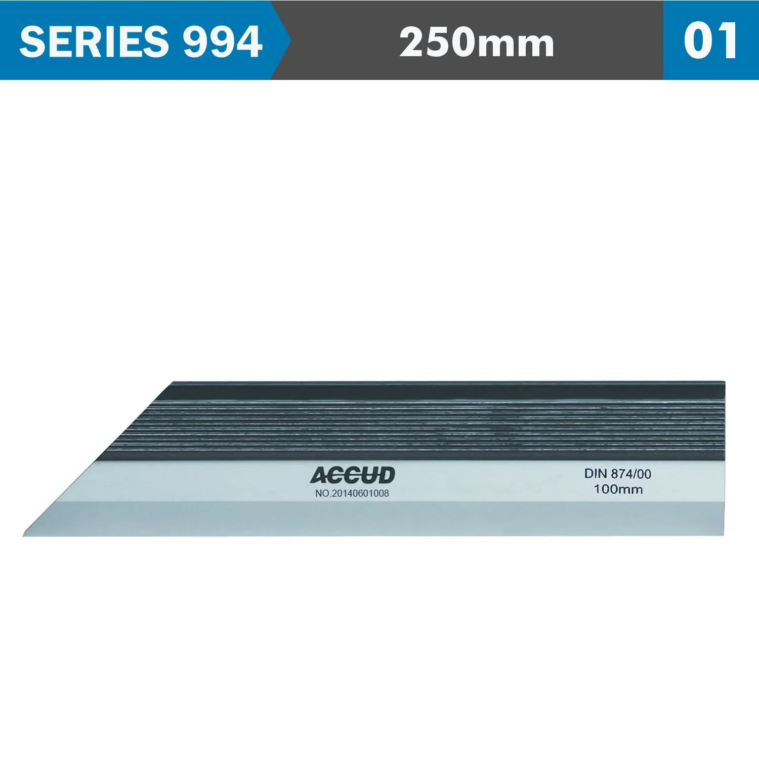 AC994-010-01.webp STRAIGHT EDGE 250MM DIN874 S/STEEL - Image 1