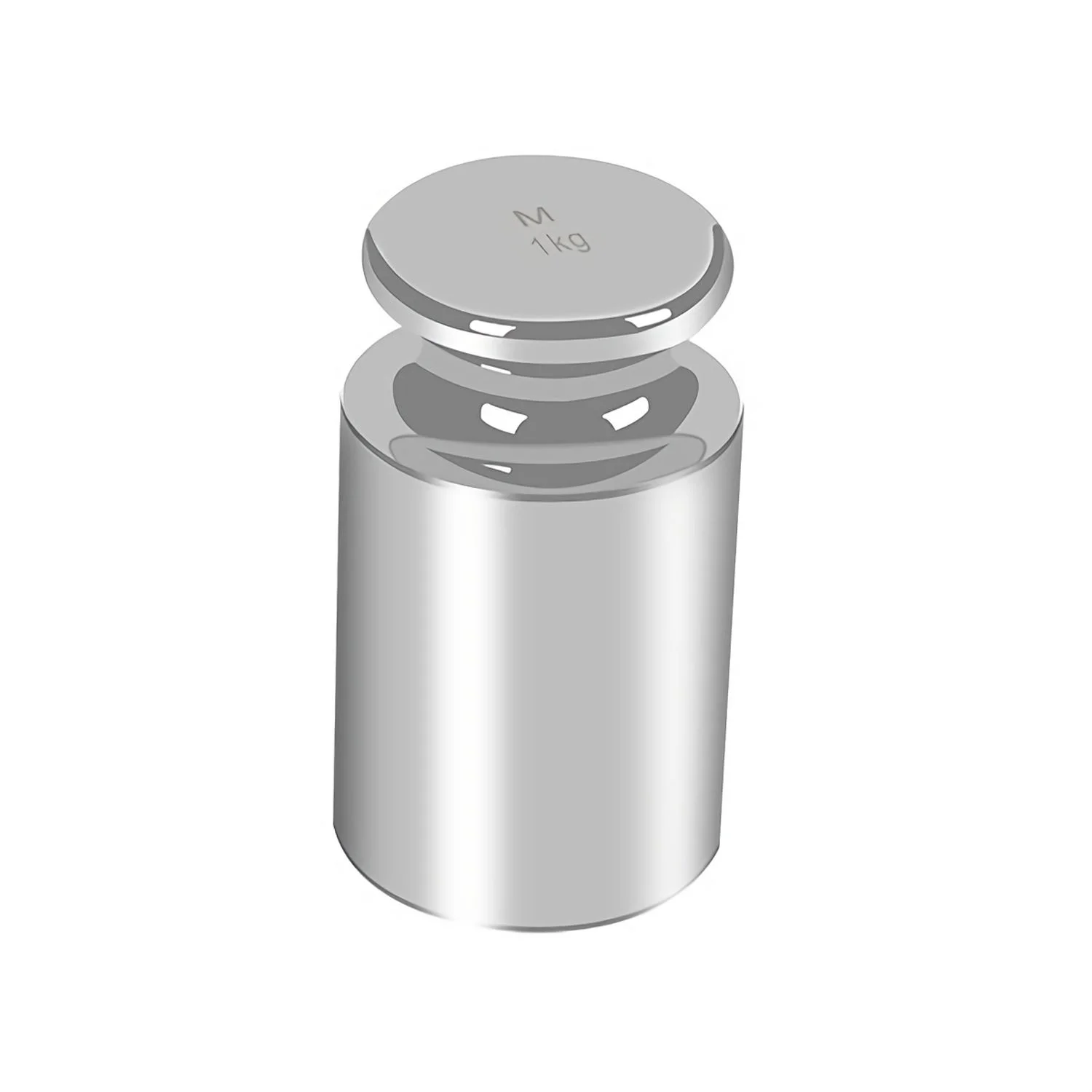 ACWT1000-M1.webp CYLINDRICAL CALIBRATION WEIGHT 1KG STAINLESS STEEL - Image 1