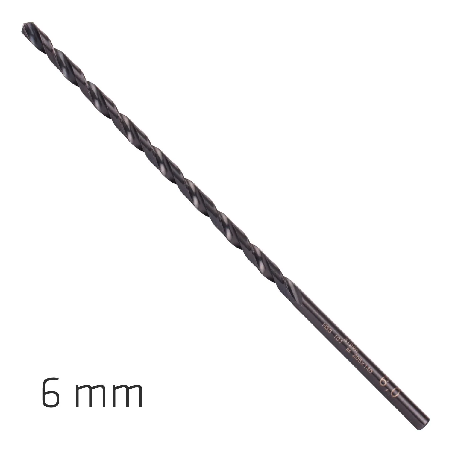 ALP100006.webp ALPEN HSS SUPER 6MM 205 X 140 EXTRA LONG - Image 1