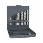 ALPEN PRO KM19 HSS-G 1 -10 X 0.5MM METAL CASE 135 SPLIT PNT SET 19 PCS
