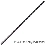 HSS DRILL BIT 4MM 220 X 150 EXTRA LONG