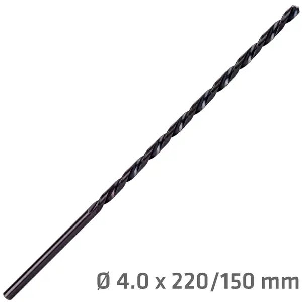 HSS DRILL BIT 4MM 220 X 150 EXTRA LONG