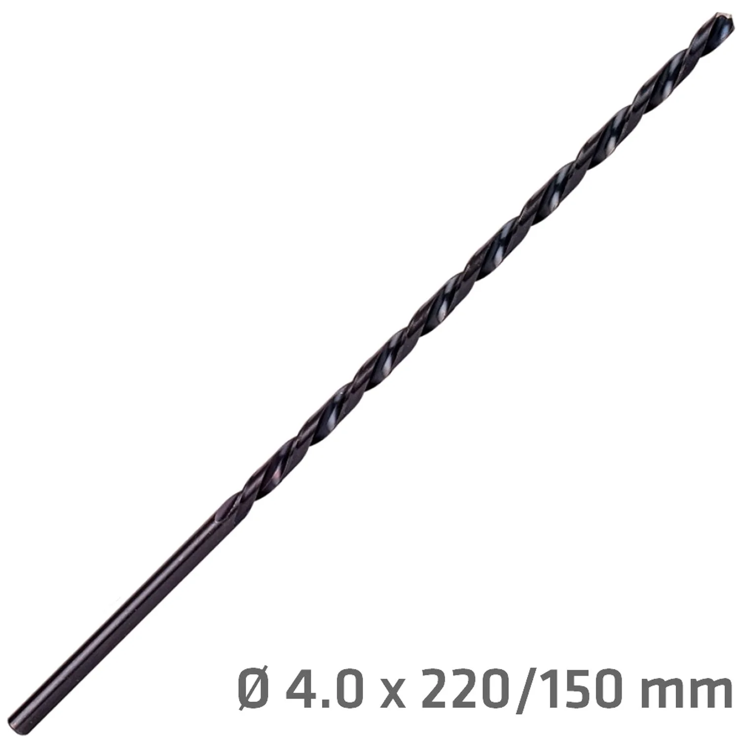 ALP11104.webp HSS DRILL BIT 4MM 220 X 150 EXTRA LONG - Image 1