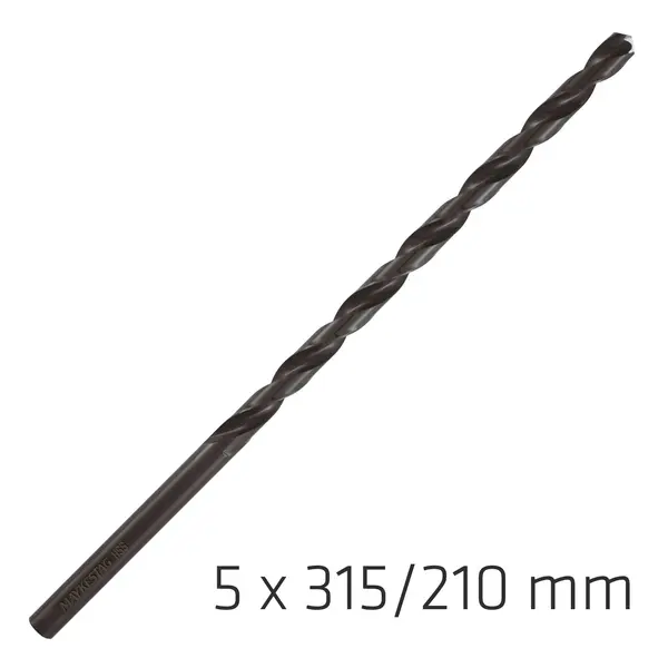 HSS DRILL BIT 5MM 315X210MM EXTRA LONG