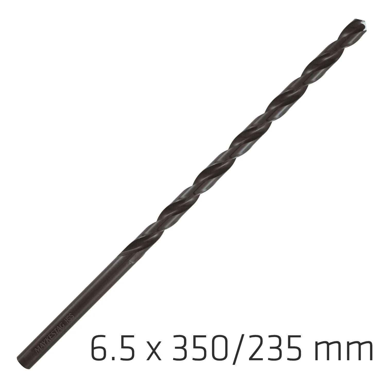 ALP121065.webp HSS DRILL BIT 6.5MM 350X235MM EXTRA LONG - Image 1