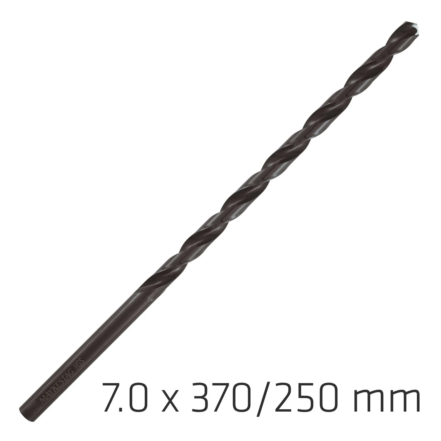 ALP12107.webp HSS DRILL BIT 7MM 370X250MM EXTRA LONG - Image 1
