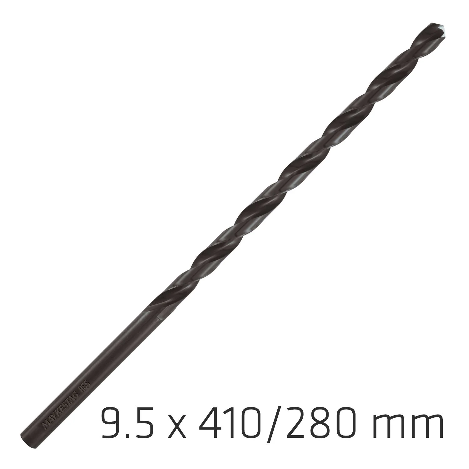ALP121095.webp HSS DRILL BIT 9.5MM 410X280MM EXTRA LONG - Image 1
