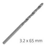 ALPEN PRO HSS 3.2MM DRILL DIN 338 RN 135 SPLIT POINT PLASTIC WALLET (