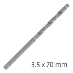 ALPEN PRO HSS 3.5MM DRILL DIN 338 RN 135 SPLIT POINT PLASTIC WALLET (