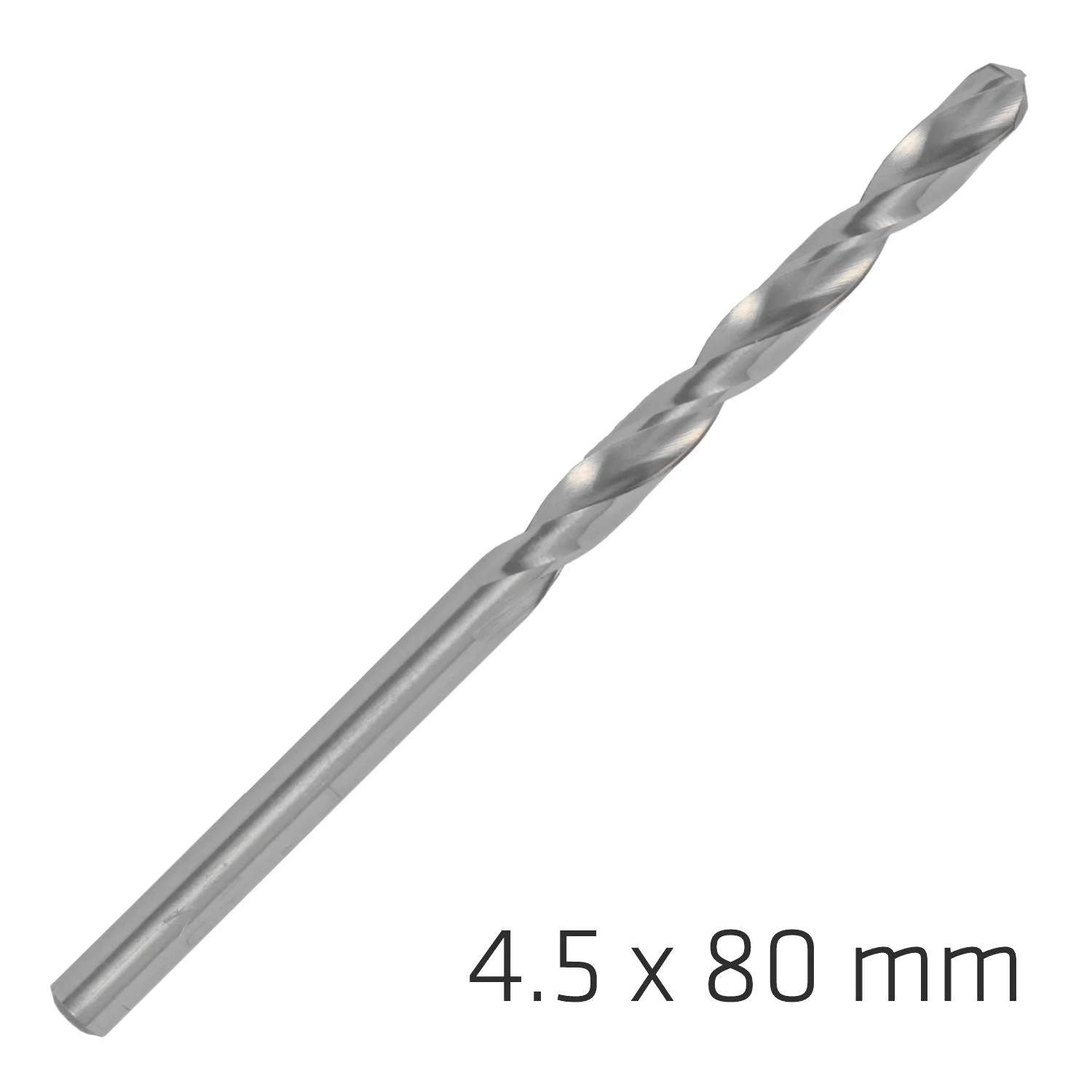 ALP1840045.webp ALPEN PRO HSS 4.5MM DRILL DIN 338 RN 135 SPLIT POINT PLASTIC WALLET ( - Image 1