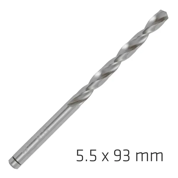 ALPEN PRO HSS 5.5MM DRILL DIN 338 RN 135 SPLIT POINT PLASTIC WALLET (