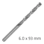 ALPEN PRO HSS 6MM DRILL DIN 338 RN 135 SPLIT POINT PLASTIC WALLET (1