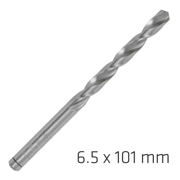 ALPEN PRO HSS 6.5MM DRILL DIN 338 RN 135 SPLIT POINT PLASTIC WALLET