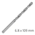 ALPEN PRO HSS 6.8MM DRILL DIN 338 RN 135 SPLIT POINT PLASTIC WALLET