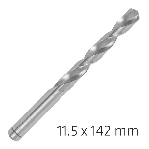 ALPEN PRO HSS 11.5MM DRILL DIN 338 RN 135 SPLIT POINT PLASTIC WALLET