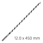 WOOD AUGER DRILL BIT 12 X 450MM