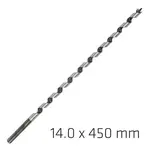 WOOD AUGER DRILL BIT 14 X 450MM