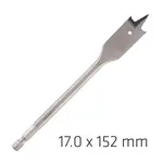 ALPEN SPADE BIT 17MMX152MM