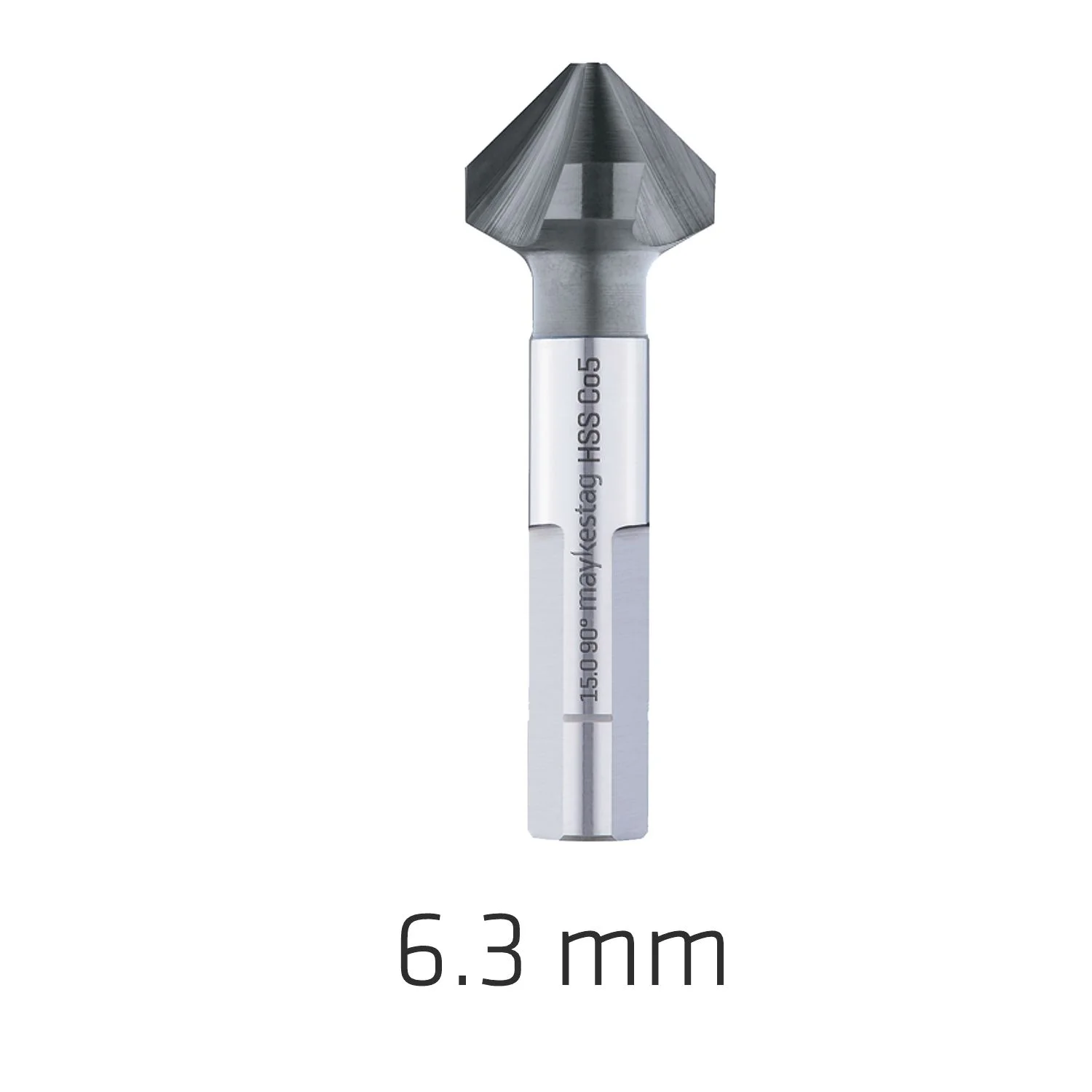 ALP23870063.webp HSS-ECO5 COUNTERSINK 90 6.3 DIN 335 SHAPEC 3-SURFACE SHANK ALUNIT COA - Image 1