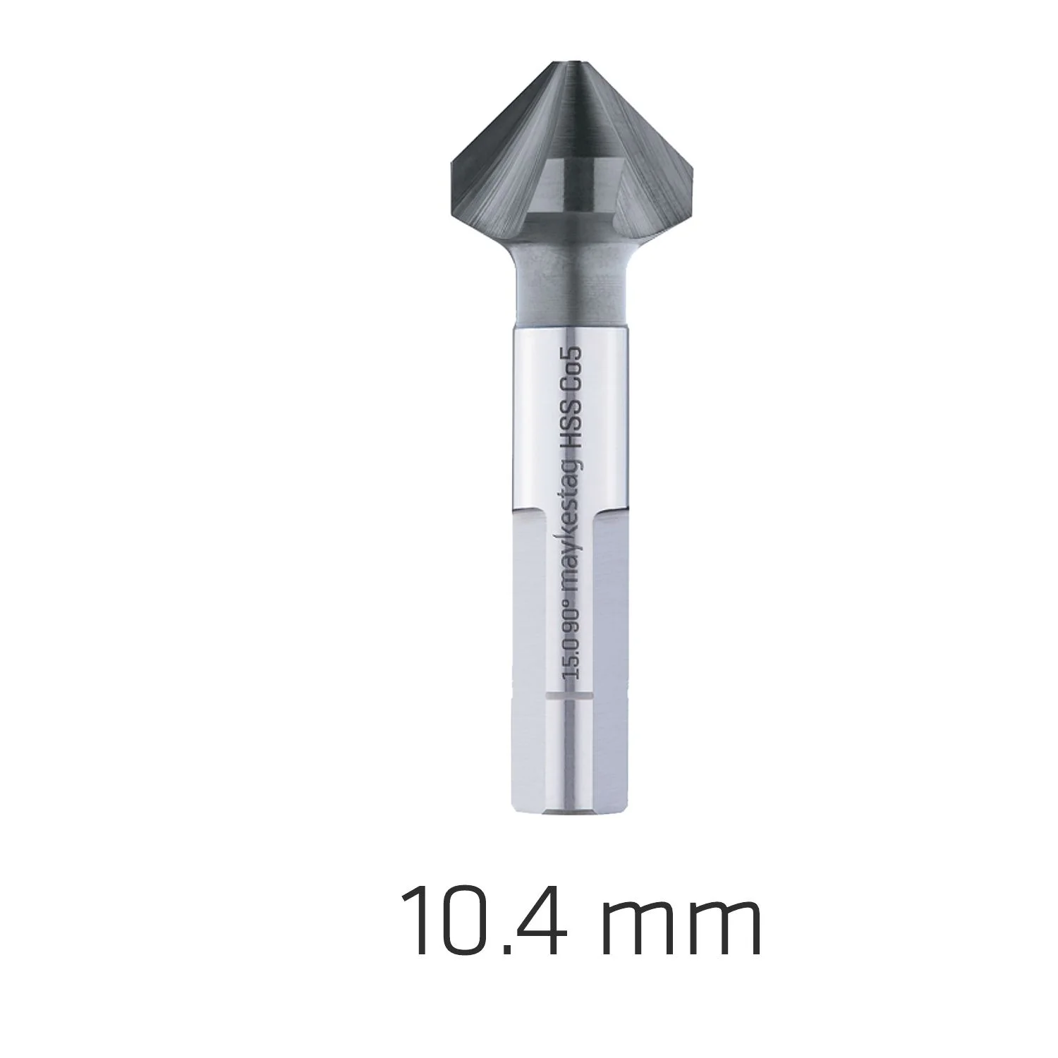 ALP23870104.webp HSS-ECO5 COUNTERSINK 90 10.4 DIN 335 SHAPEC 3-SURFACE SHANK ALUNIT CO - Image 1