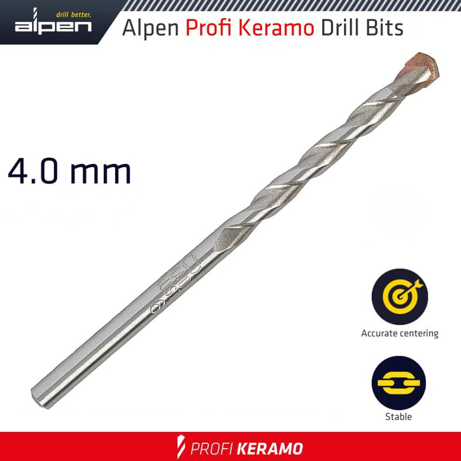 ALP29704.webp PROFI KERAMO TILE CERAMIC MARBLE BIT 4MM - Image 1