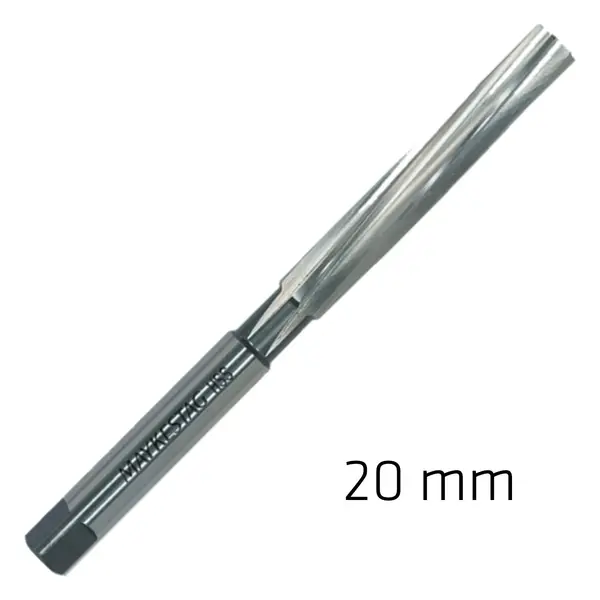 HSS HAND REAMER H7.Z8 20MM DIN 212